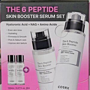 COSRX The 6 Peptide Skin Booster Serum 2x 150ml+2x 30ml- Authentic & Sealed